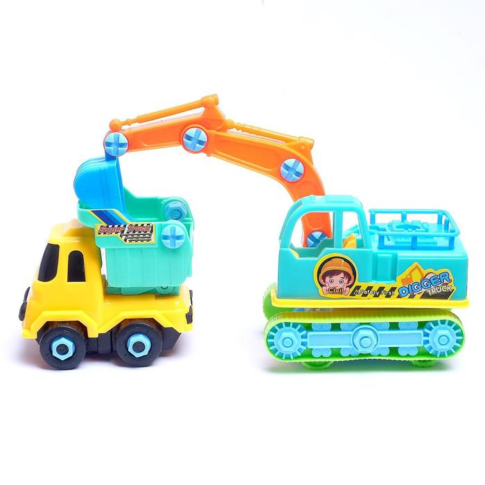 Конструктор винтовой «Экскаватор с грузовиком» Конструктор винтовой «Экскаватор с грузовиком»