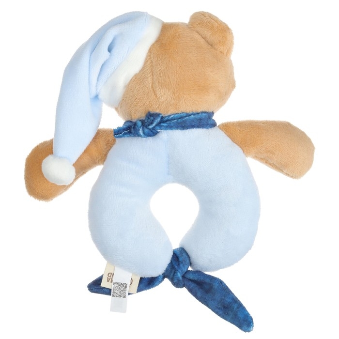 Погремушка мягкая «Мишка в колпачке», Mum&Baby Погремушка мягкая «Мишка в колпачке», Mum&Baby