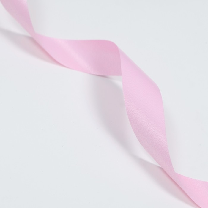 Лента для декора и подарков, розовый, 2 см х 100 м Лента для декора и подарков, розовый, 2 см х 100 м