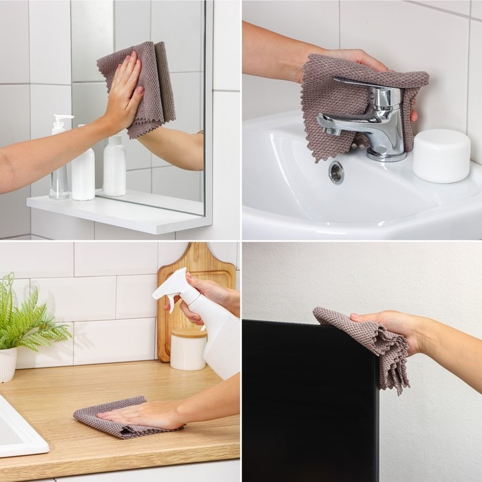 Салфетка микрофибра Raccoon «Орион», 30×30 см, картонный конверт Салфетка микрофибра Raccoon «Орион», 30×30 см, картонный конверт