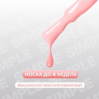 Гель лак для ногтей «SIMPLE», 3-х фазный, 10 мл, LED/UV, цвет (169)