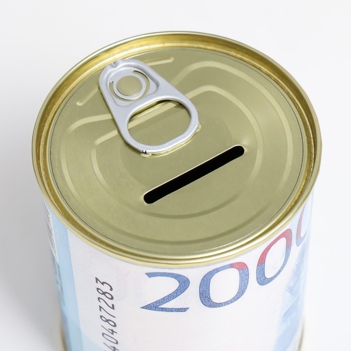 Копилка-банка металл Копилка-банка металл "Две Тысячи рублей"