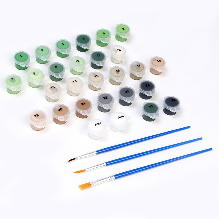 Картина по номерам на холсте с подрамником «Панды. Мама и малыш», 40 х 50 см