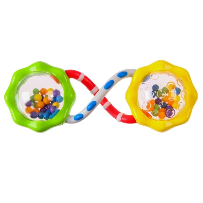 Погремушка «Гантелька» крутилка, Крошка Я Погремушка «Гантелька» крутилка, Крошка Я