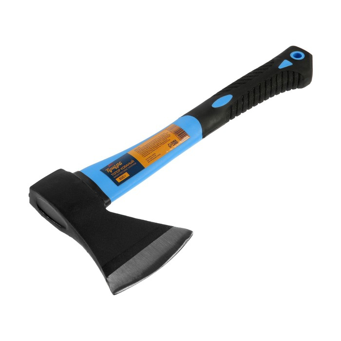 Топор кованый ТУНДРА, фиберглассовое обрезиненное топорище 36 см, 600 г Топор кованый ТУНДРА, фиберглассовое обрезиненное топорище 36 см, 600 г