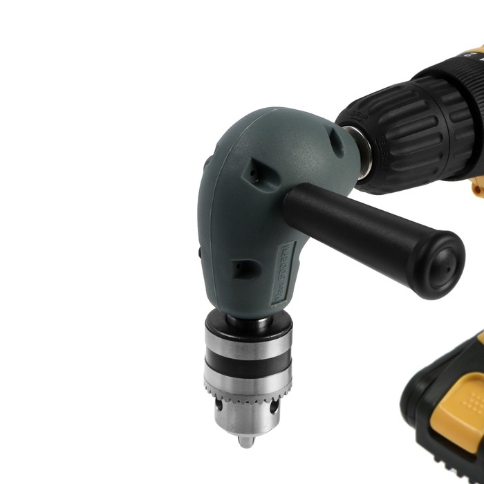 Адаптер угловой для дрели ТУНДРА, с патроном 1.5 - 10 мм Адаптер угловой для дрели ТУНДРА, с патроном 1.5 - 10 мм