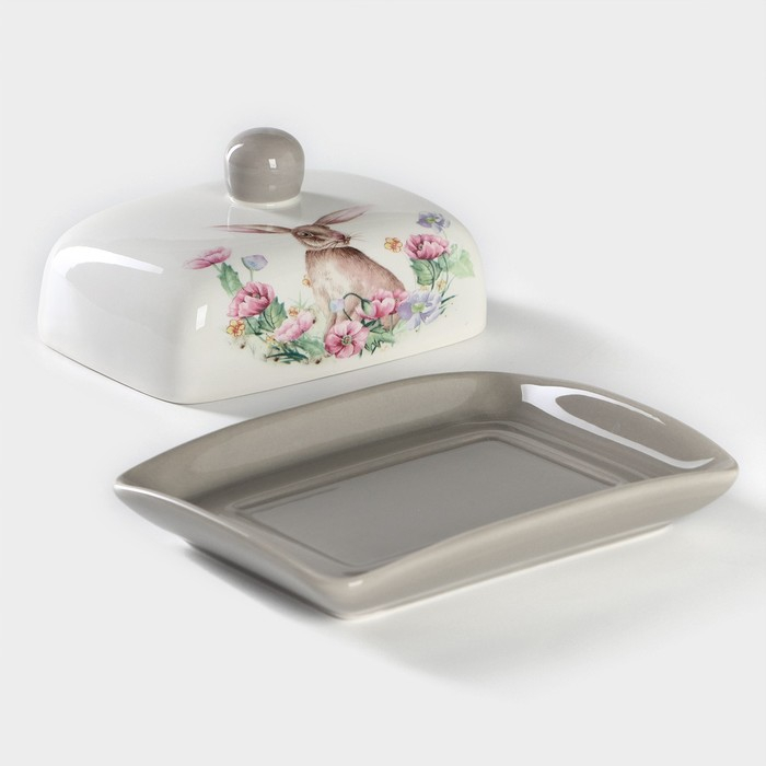 Маслёнка Доляна «Зайка», 17×12×8,5 см Маслёнка Доляна «Зайка», 17×12×8,5 см