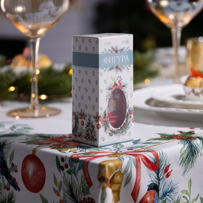 Светодиодная фигура «Красный фонарь с медвежонком» 5 × 12 × 5 см, пластик, батарейки AG13х3 (в комплекте), свечение тёплое белое