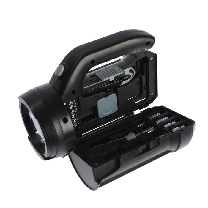 Набор инструментов ТУНДРА, подарочный пластиковый кейс Набор инструментов ТУНДРА, подарочный пластиковый кейс "Фонарь", 17 предметов