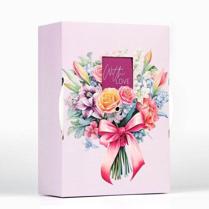Коробка складная «Букет для тебя », 21 х 15 х 7 см Коробка складная «Букет для тебя », 21 х 15 х 7 см