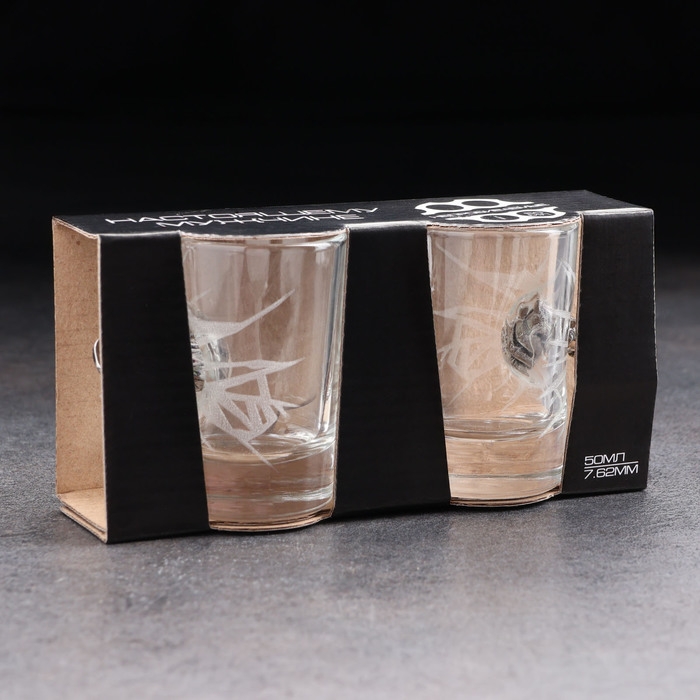 Стопки Стопки "Непробиваемые. Кулак", 2 шт. 50мл