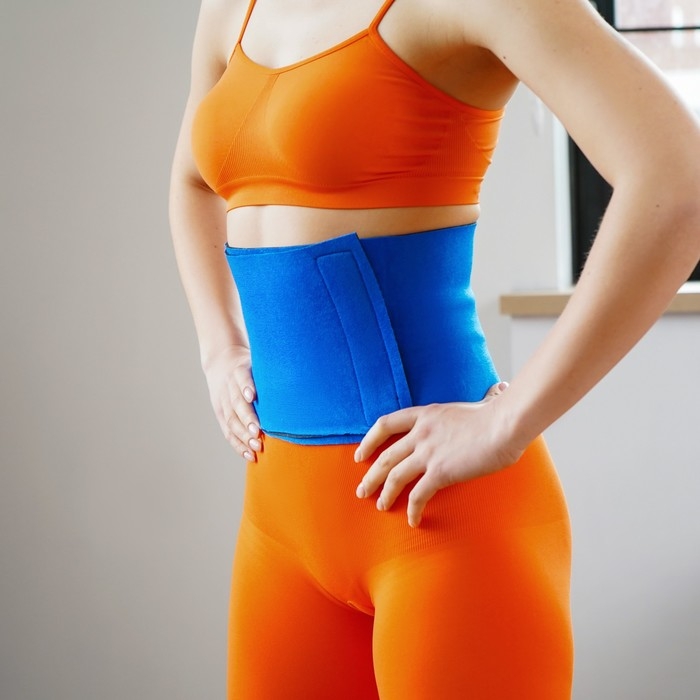 Пояс на талию для похудения ONLYTOP, 85-95х13-17х0,2 см Пояс на талию для похудения ONLYTOP, 85-95х13-17х0,2 см