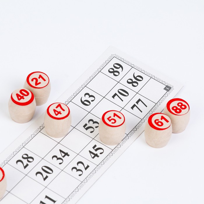 Русское лото, игра настольная, подарочное,  Русское лото, игра настольная, подарочное, "Новогоднее", 24 карточки, карточка 7.5 х 21 см