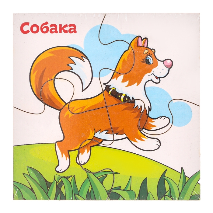 Развивающие пазлы из дерева «Домашние животные» элемент: 5х5 см Развивающие пазлы из дерева «Домашние животные» элемент: 5х5 см