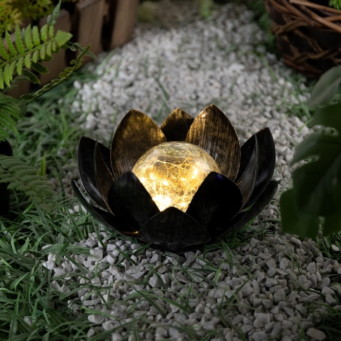 Светильник садовый Эра на солнечной батарее «Лотос» LED, IP44 Светильник садовый Эра на солнечной батарее «Лотос» LED, IP44