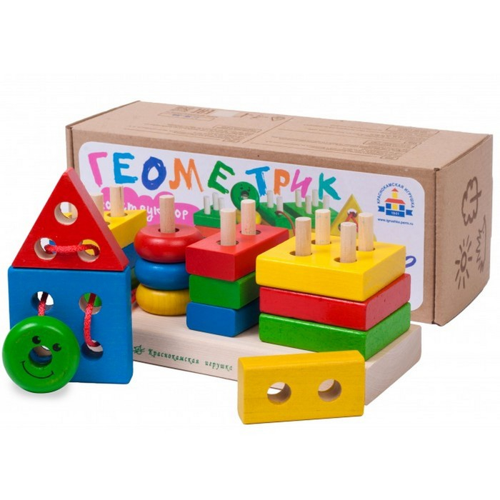 Конструктор «Геометрик», толщина элемента — 1,5 см Конструктор «Геометрик», толщина элемента — 1,5 см