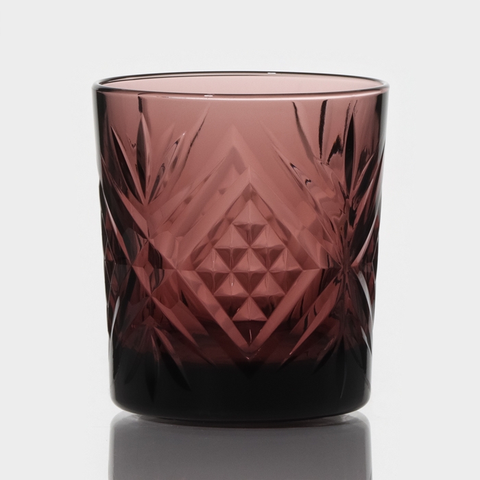 Стакан низкий стеклянный «Зальцбург», 300 мл, цвет лилак Стакан низкий стеклянный «Зальцбург», 300 мл, цвет лилак