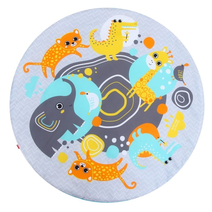 Развивающий коврик с дугами «Африка», 85х85 см, Крошка Я Развивающий коврик с дугами «Африка», 85х85 см, Крошка Я