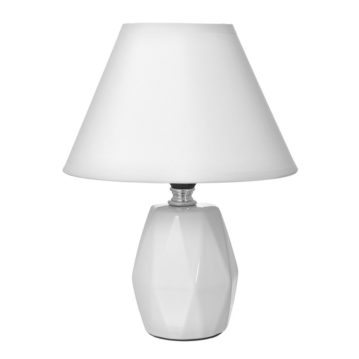 Настольная лампа 16877/1WT E14 40Вт белый 18х18х24 см RISALUX Настольная лампа 16877/1WT E14 40Вт белый 18х18х24 см RISALUX