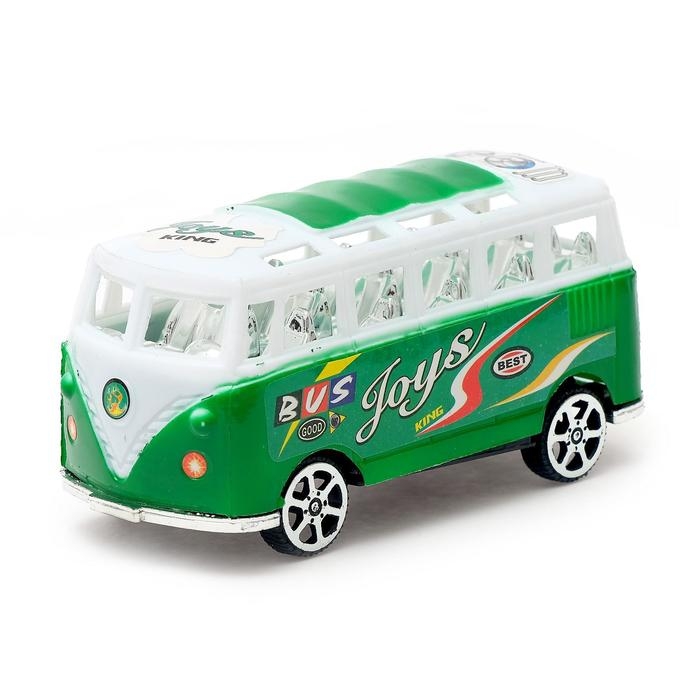 Автобус инерционный, цвета МИКС Автобус инерционный, цвета МИКС