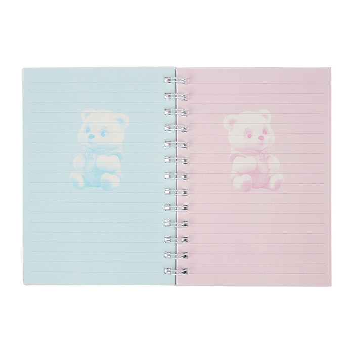 Записная книжка подарочная на гребне 80л,линия, цветной блок,обложка ПВХ 3D Мишка(17,6х13,5см) 105 Записная книжка подарочная на гребне 80л,линия, цветной блок,обложка ПВХ 3D Мишка(17,6х13,5см) 105