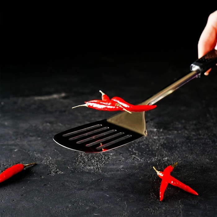 Лопатка Доляна «Ночь», длина 33 см, с отверстиями Лопатка Доляна «Ночь», длина 33 см, с отверстиями