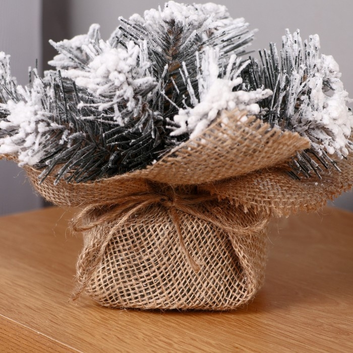 Новогодняя композиция  Новогодняя композиция "Снегопад" 20 см