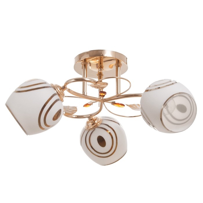 Люстра Люстра "Дорис" 3х40Вт Е27 Золото МОДЕЛЬ: 2679462