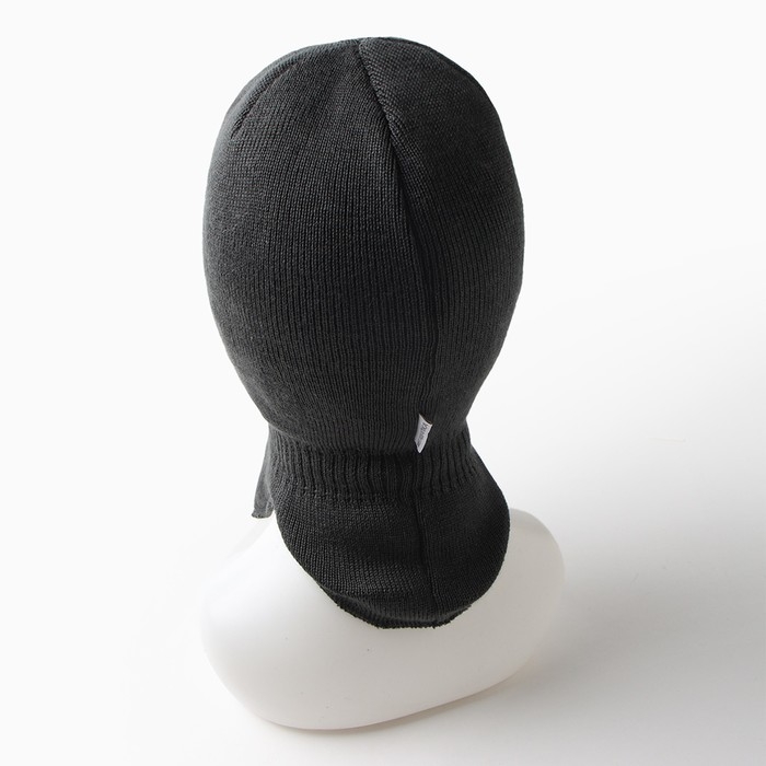 Шапка-шлем детский, цвет графит, размер 44-46 Шапка-шлем детский, цвет графит, размер 44-46