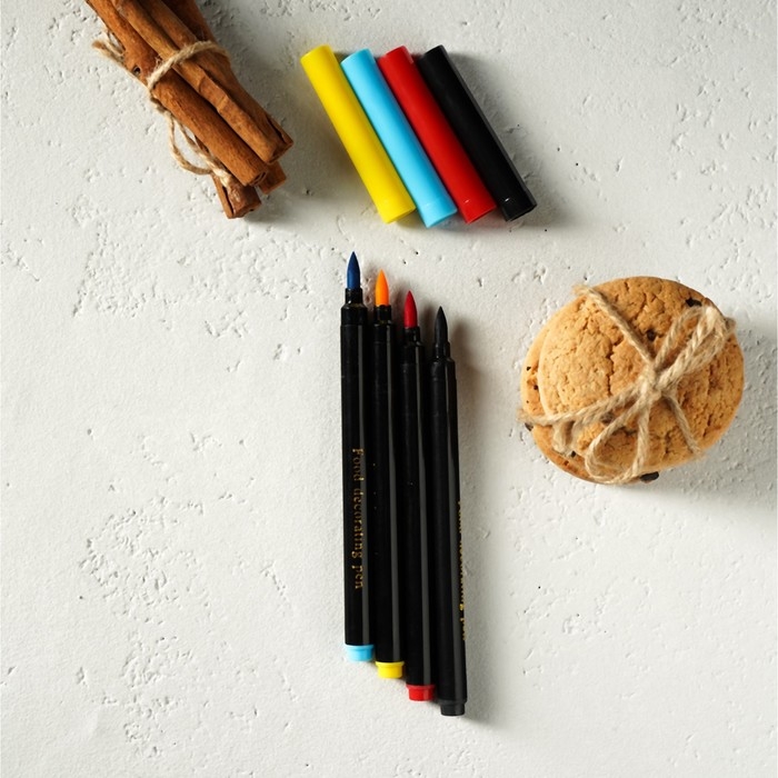 Набор маркеров для украшения десертов, 17 см, 4 шт, разноцветные Набор маркеров для украшения десертов, 17 см, 4 шт, разноцветные