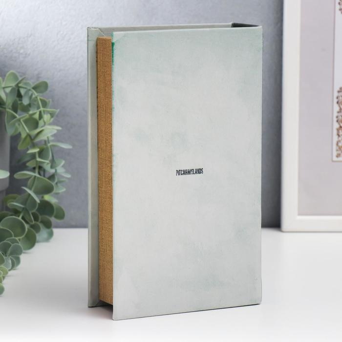 Сейф-книга дерево кожзам Сейф-книга дерево кожзам "Корабль. Чудо. Девид Нельсон" 21х13х5 см