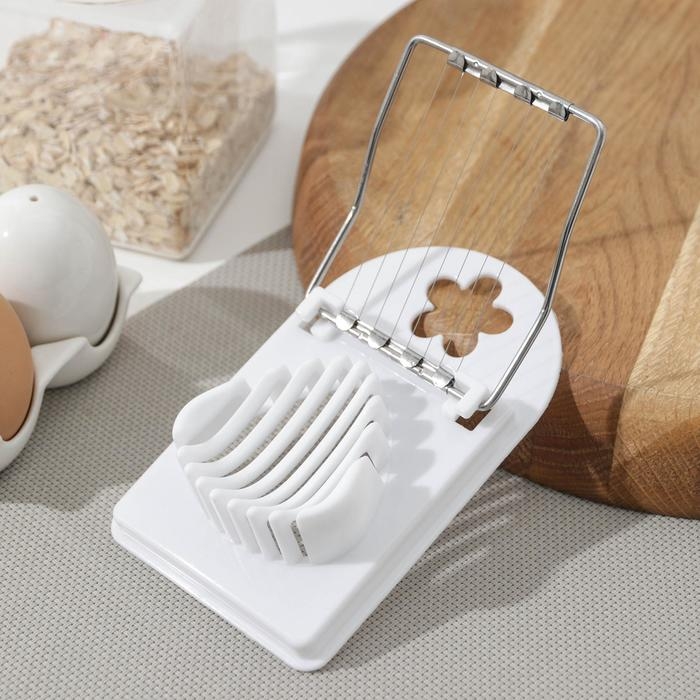 Яйцерезка Доляна «Комфорт», 14×8 см, цвет МИКС Яйцерезка Доляна «Комфорт», 14×8 см, цвет МИКС