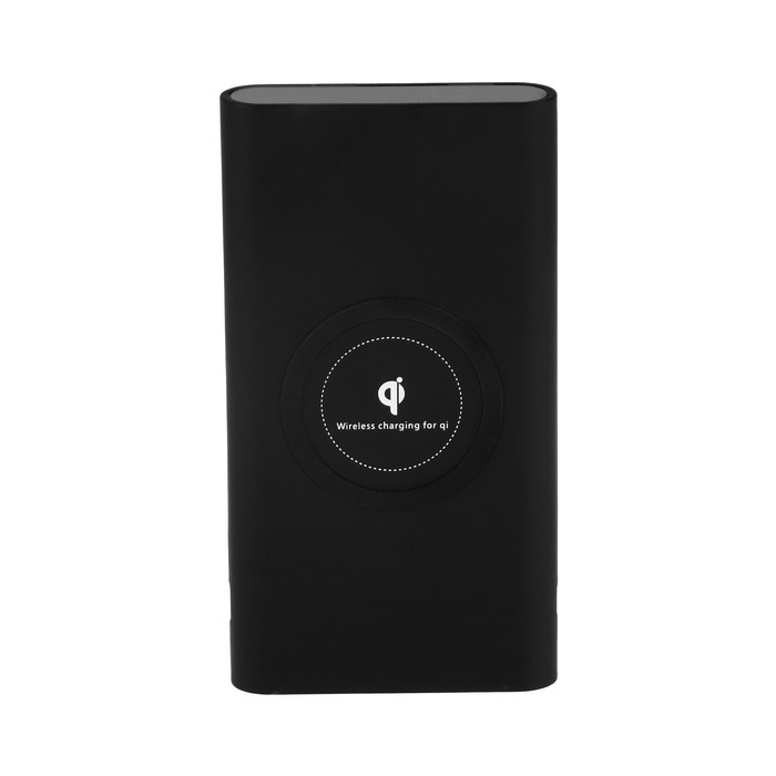 Внешний аккумулятор Luazon модель PB-31, 8000 мАч, USB, microUSB-Type-C, беспр.заряд. черный Внешний аккумулятор Luazon модель PB-31, 8000 мАч, USB, microUSB-Type-C, беспр.заряд. черный