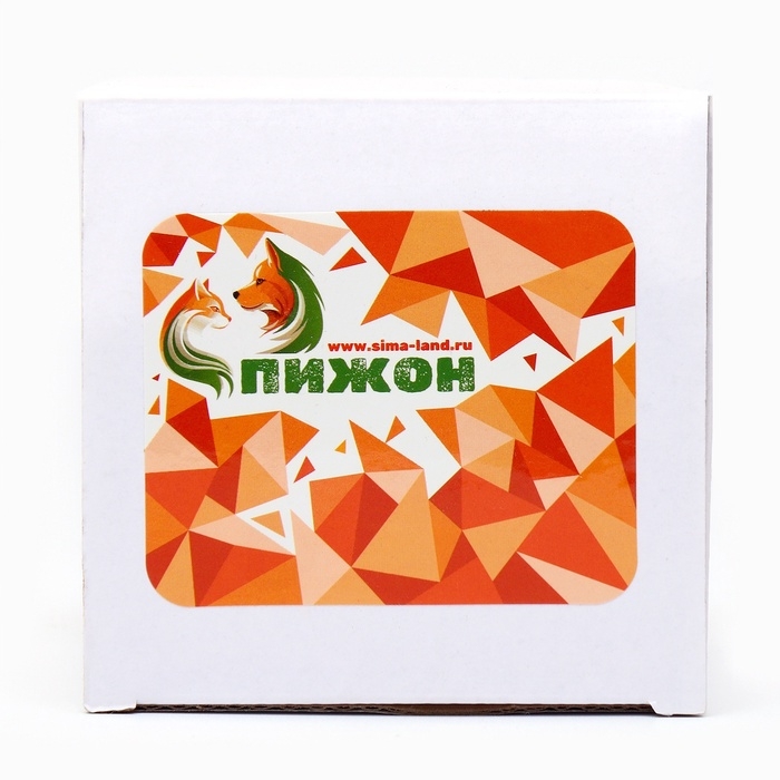 Игрушка для кошек из прессованной кошачьей мяты  Игрушка для кошек из прессованной кошачьей мяты "Двойная радость", 8 см