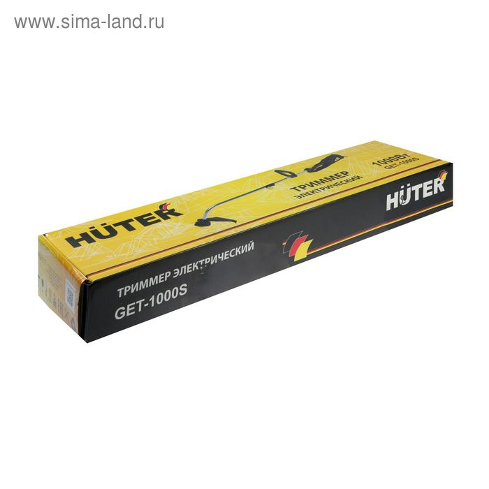 Триммер электрический Huter GET-1000S, 1000 Вт, 8000 об/мин, разборная штанга Триммер электрический Huter GET-1000S, 1000 Вт, 8000 об/мин, разборная штанга