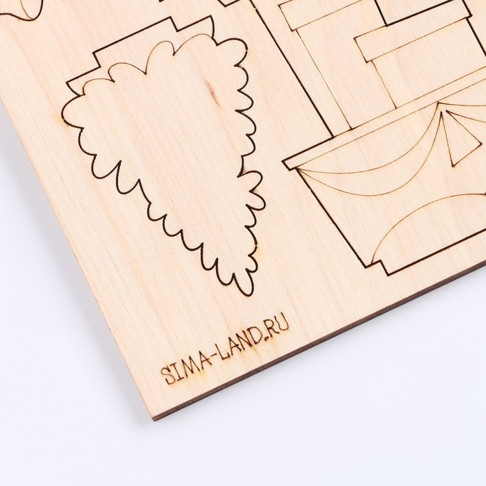 Заготовки для творчества. Роспись по дереву «Новый год! Медвежонок» Заготовки для творчества. Роспись по дереву «Новый год! Медвежонок»