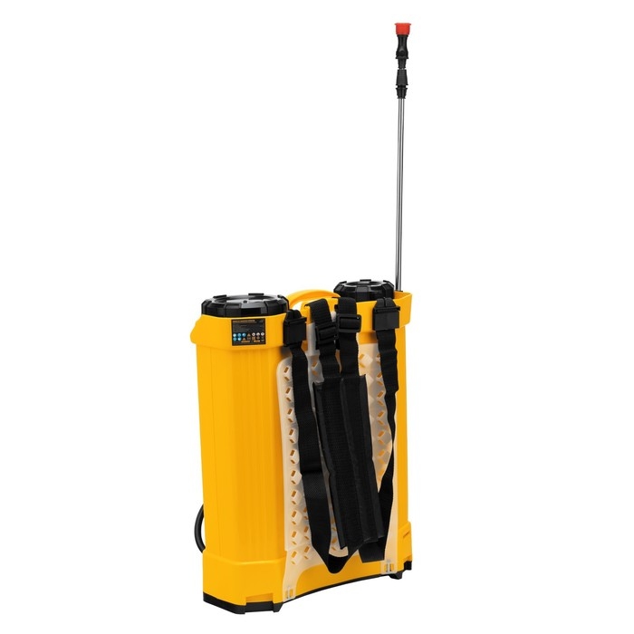 Опрыскиватель ранцевый аккумуляторный DENZEL D-16LA 64789, 16 л, 12 В, 8 Ач Опрыскиватель ранцевый аккумуляторный DENZEL D-16LA 64789, 16 л, 12 В, 8 Ач