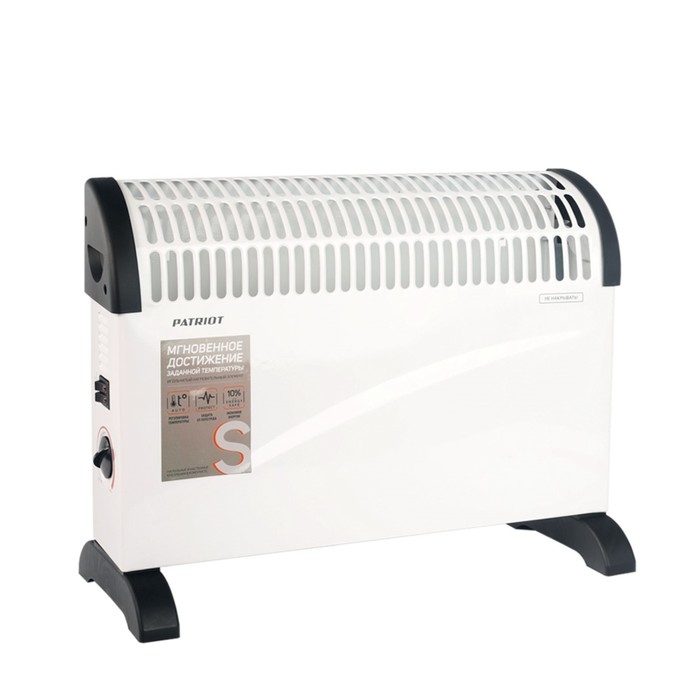Электрический конвектор PATRIOT PT-C 20 ST, 2 кВт,  площадь 20 м², 3 режима, защита IP20 Электрический конвектор PATRIOT PT-C 20 ST, 2 кВт,  площадь 20 м², 3 режима, защита IP20