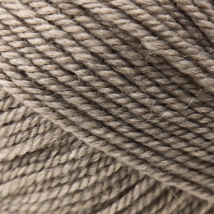 Пряжа Пряжа "Народная" 30% шерсть, 70% акрил объёмный 220м/100гр (43-Суровый лен)