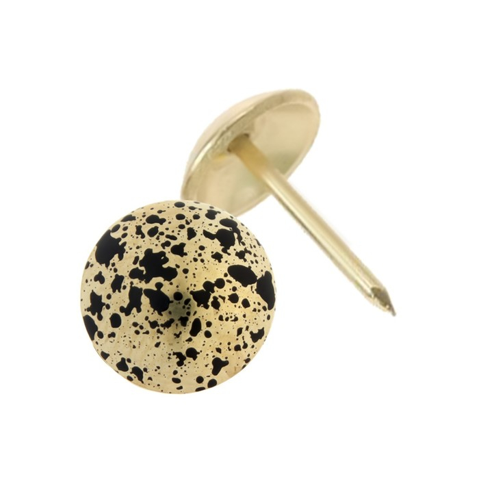 Гвозди ТУНДРА, декоративные, 11х17 мм, античное золото, 500 шт Гвозди ТУНДРА, декоративные, 11х17 мм, античное золото, 500 шт