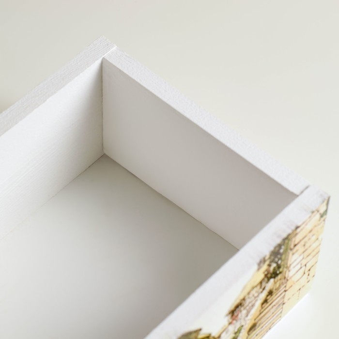 Кашпо флористическое деревянное  Кашпо флористическое деревянное " ПРОВАНС №7" 24,5х14,5х8 см