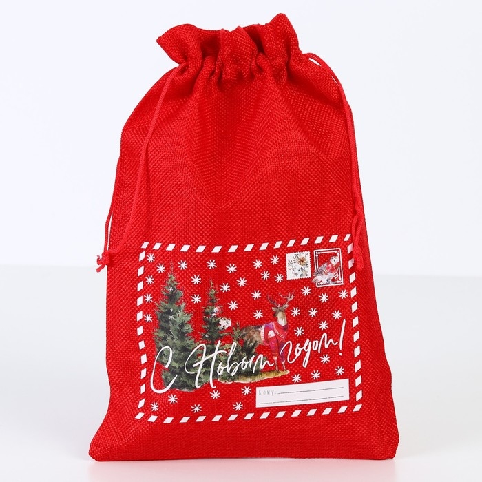 Мешок с термонаклейкой «Письмо с Севера», 20 х 30 см +/- 1.5 см, Новый год