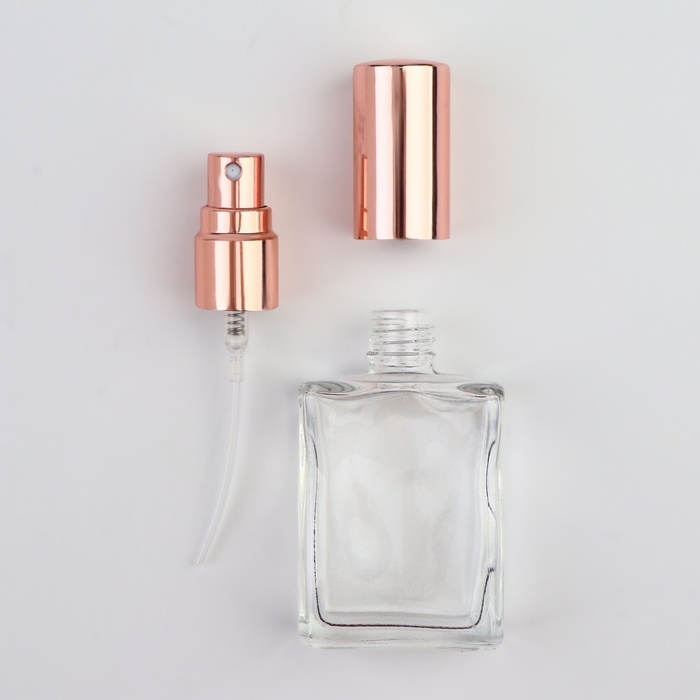Флакон для парфюма, с распылителем, 15 мл, цвет розовое золото Флакон для парфюма, с распылителем, 15 мл, цвет розовое золото