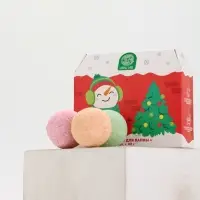 Бомбочки для ванны в домике «Снеговик», набор 6 шт х 40 г, URAL LAB