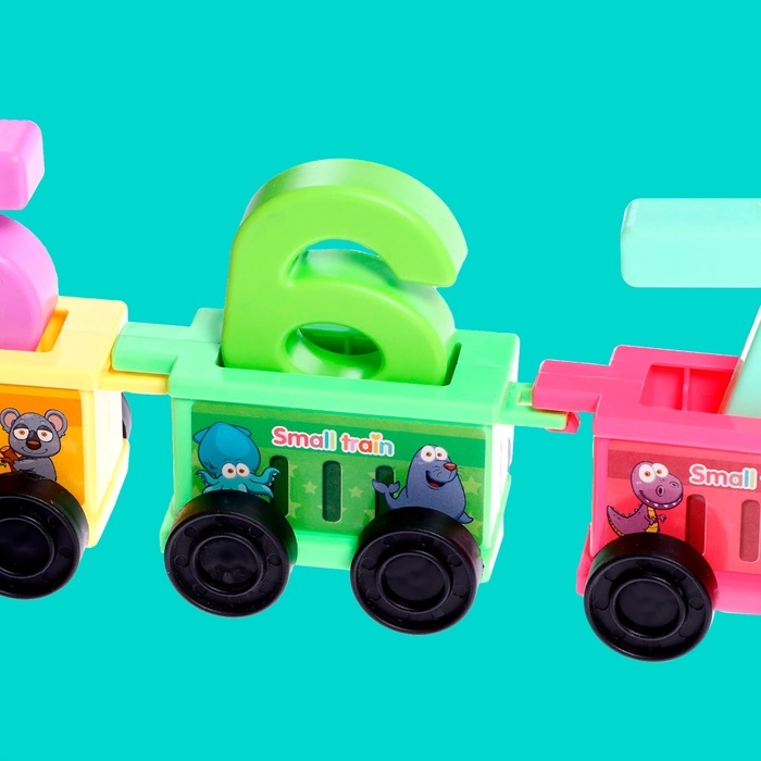 Каталка на веревке «Паровозик» Каталка на веревке «Паровозик»