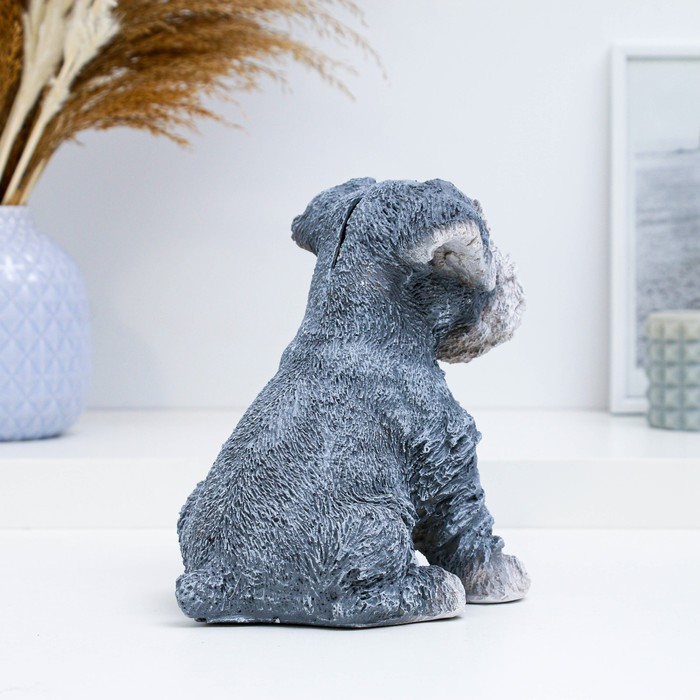 Копилка Копилка "Щенок Миттельшнауцера" 16х10х17см