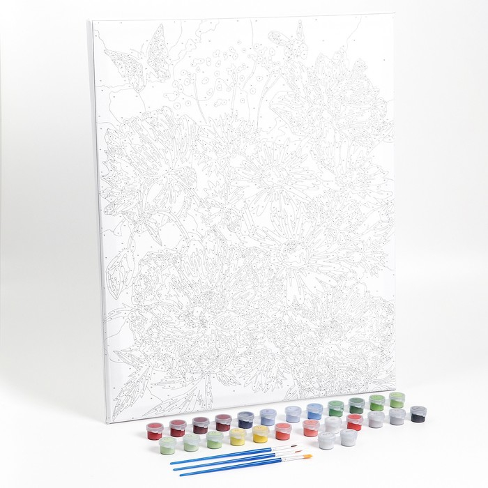 Картина по номерам на холсте с подрамником «Маки», 40 х 50 см Картина по номерам на холсте с подрамником «Маки», 40 х 50 см