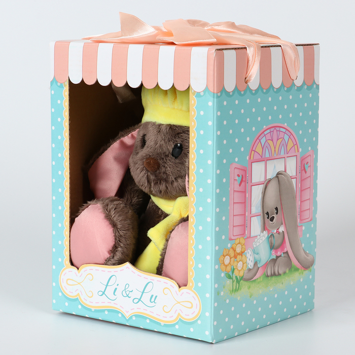 Мягкая игрушка «Li путешественница», заяц, 25 см Мягкая игрушка «Li путешественница», заяц, 25 см