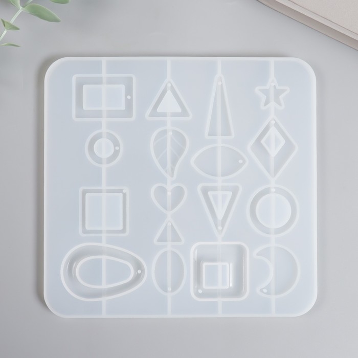 Молд силикон Молд силикон "Серьги" 17 предметов 15,5х16,3 см