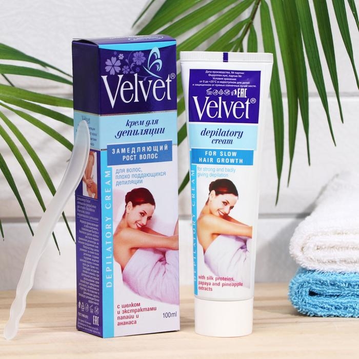 Депилятор Velvet, замедляющий рост волос, 100 мл Депилятор Velvet, замедляющий рост волос, 100 мл